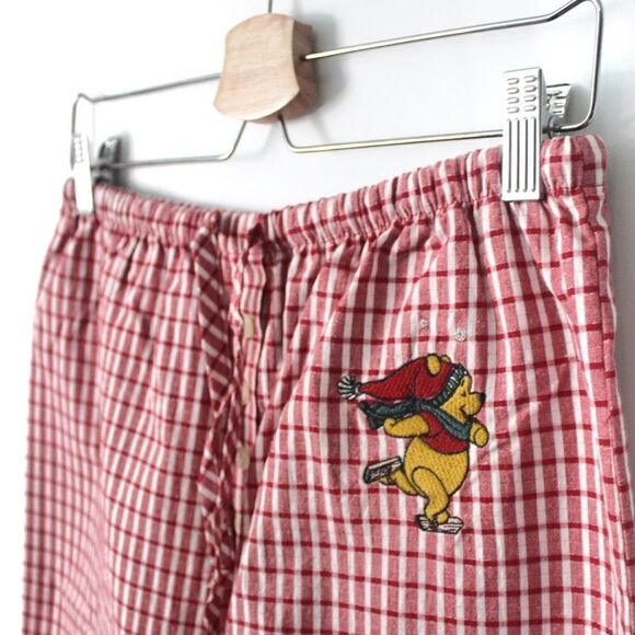 NEW Vintage Winnie the Pooh Gingham Sleepwear in M - Picture 5 of 8